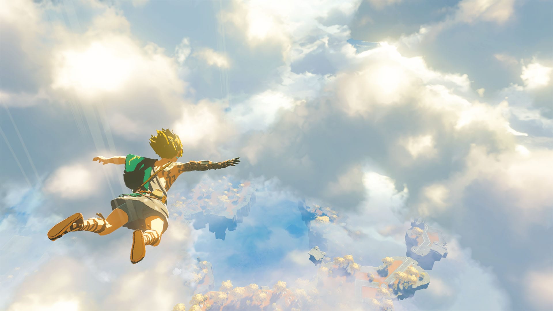 Zelda sprong in het diepe